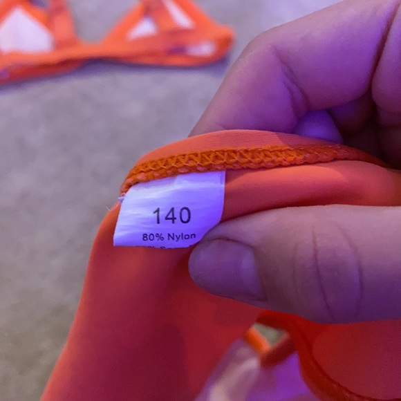 orange bikini - Picture 3 of 4